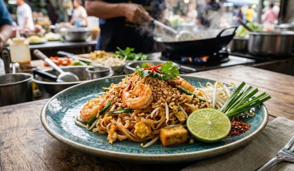 Pad Thai, recept, vaření