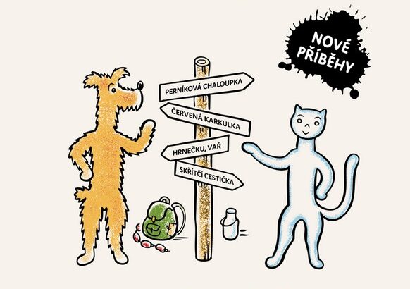 Pohádkové výlety pejska a kočičky , kniha, kultura