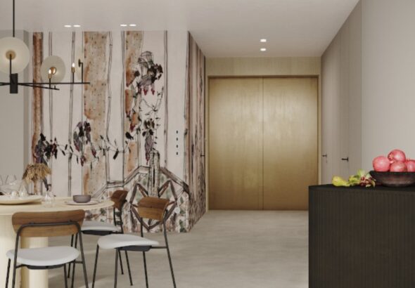 bydlení z dílny Jany Pařízkové, tapety, obklady