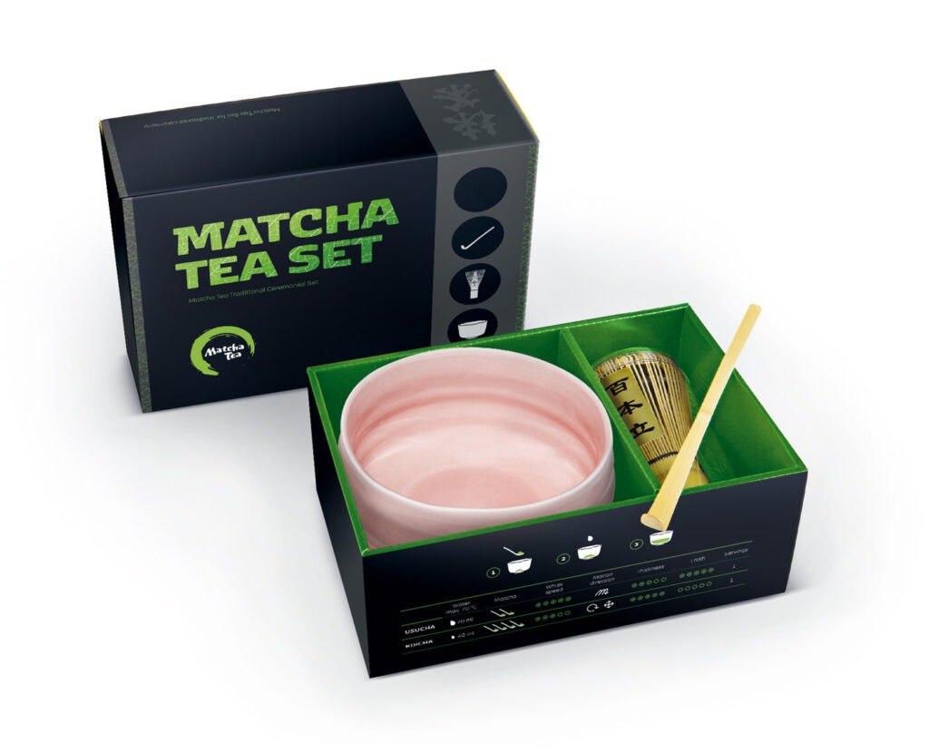 Matcha Tea, Bio Matcha Tea Shake Limetka , Matcha Tea Set Jiro