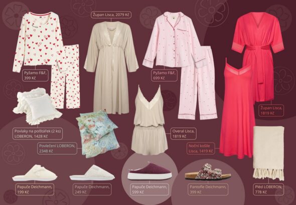 Deichmann, F&F, Lisca a LOBERON, oblečení, Noční košile, spánek