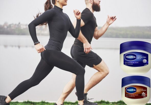 Vaseline, běžci, zdraví