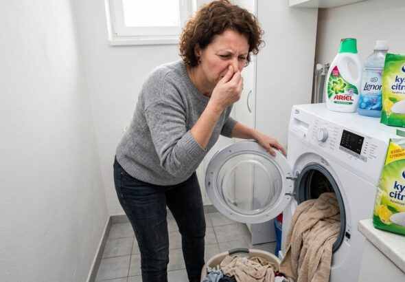 zapáchá pračka, úklid, pračka, co dělat když,