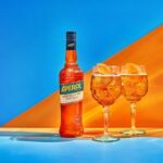 Aperol, svěží design, láhev,