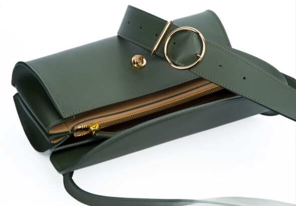 IVANA OSTŘANSKÁ, kolekce Niké, kabelka, Sage Green