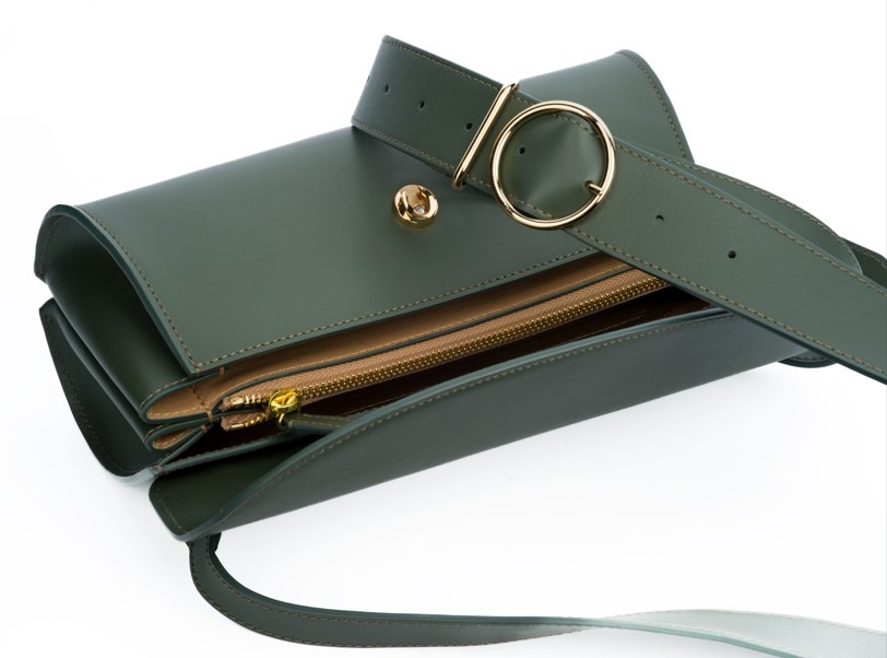 IVANA OSTŘANSKÁ, kolekce Niké, kabelka, Sage Green