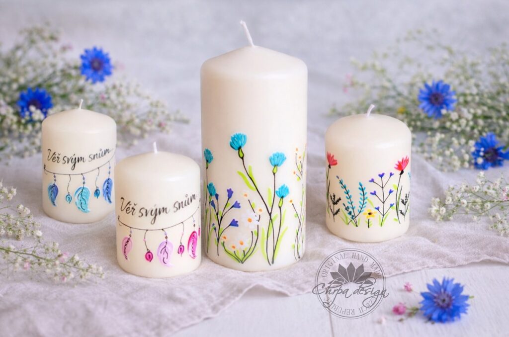 jaro, Květinová svíčka - Chrpa Krnov,