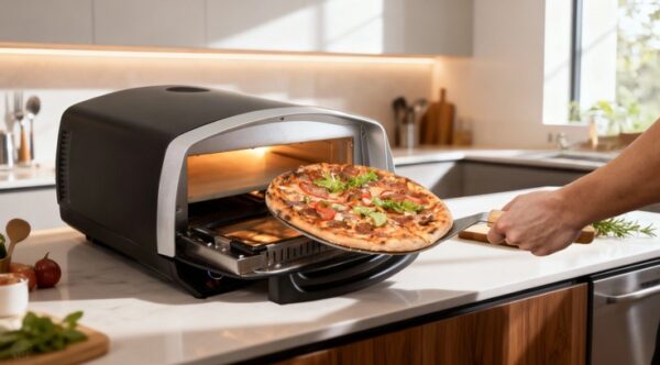 Neapolská pizza, vaření, Pizza pec Salente Vulcano