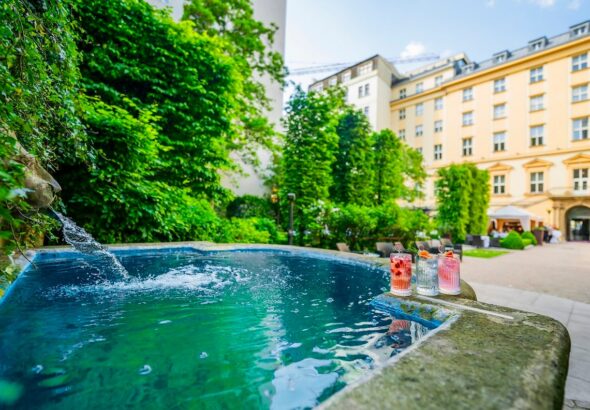 The Grand Mark Prague, Praha, hotel, zahrada