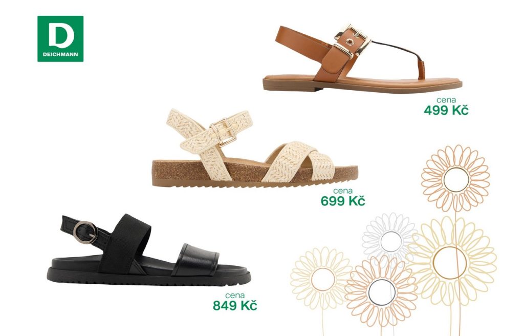 Deichmann, Nízké sandálky,