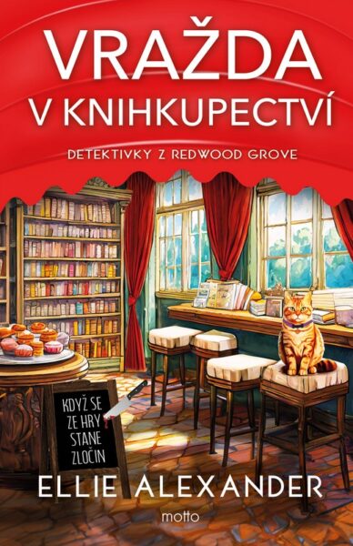 VRAŽDA V KNIHKUPECTVÍ, novika, kniha, detektivka, Ellie Alexander
