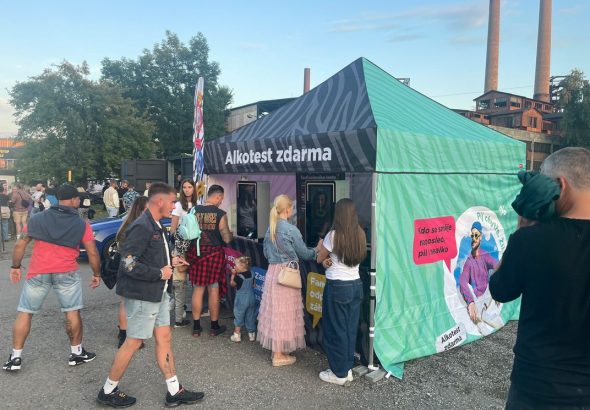 Prazdroj, alkoholetester, festival Léto v Prazdroji