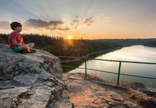 Dalešická přehrada, léto, Léto u Dalešické přehrady