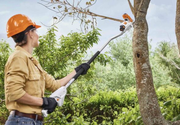 Bouřka, zahrada, zahradní pila STIHL GTA 26, STIHL Česká republika