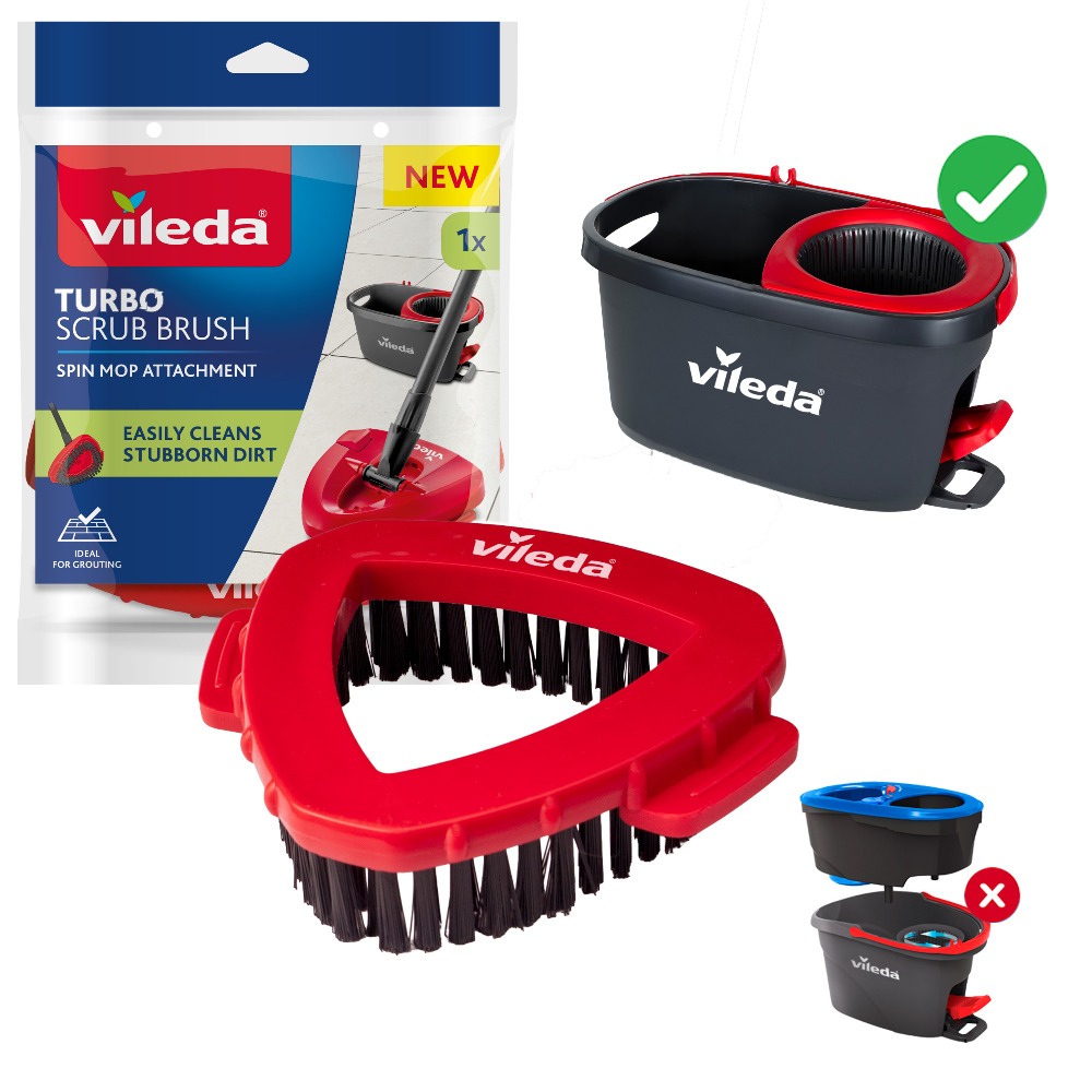 Vileda TURBO , úklid, Vileda TURBO kartáč