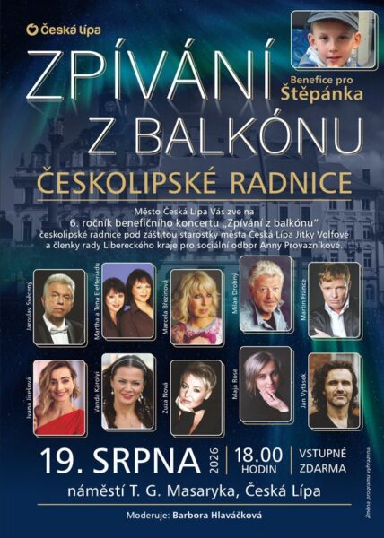 Zpívání z balkónu, hudba, kultura, 2026