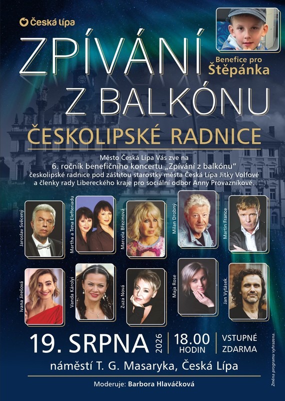 Zpívání z balkónu, hudba, kultura, 2026