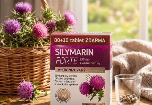 Naturprodukt Silymarin Forte 250 ostropestřec s vit D3 80+10