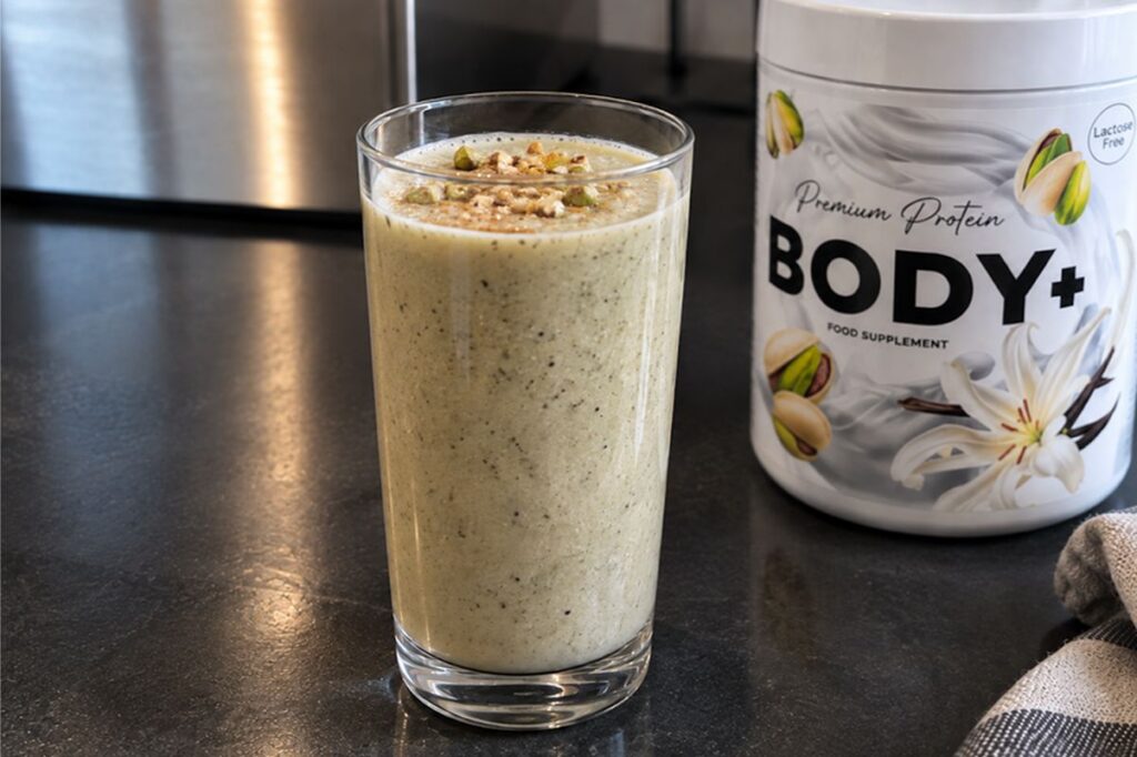 Pistáciové snídaně, BODY+ PROTEIN Pistácie & vanilka
