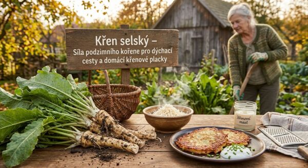 Křen selský , podzim sběr, recept