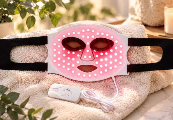 LED masku LumenLuxe, testování, krása, maska