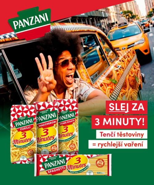 Panzani, těstoviny, gastro