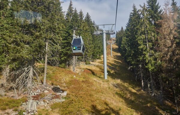 Sněžka, Pec pod Sněžkou, lanovka, KRNAP