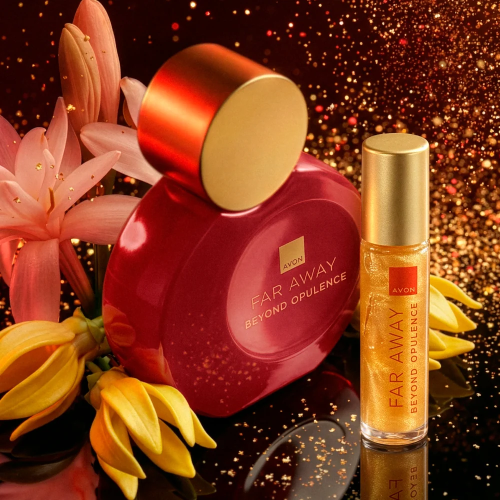 parfém Avon Far Away Beyond Opulence a booster vůně